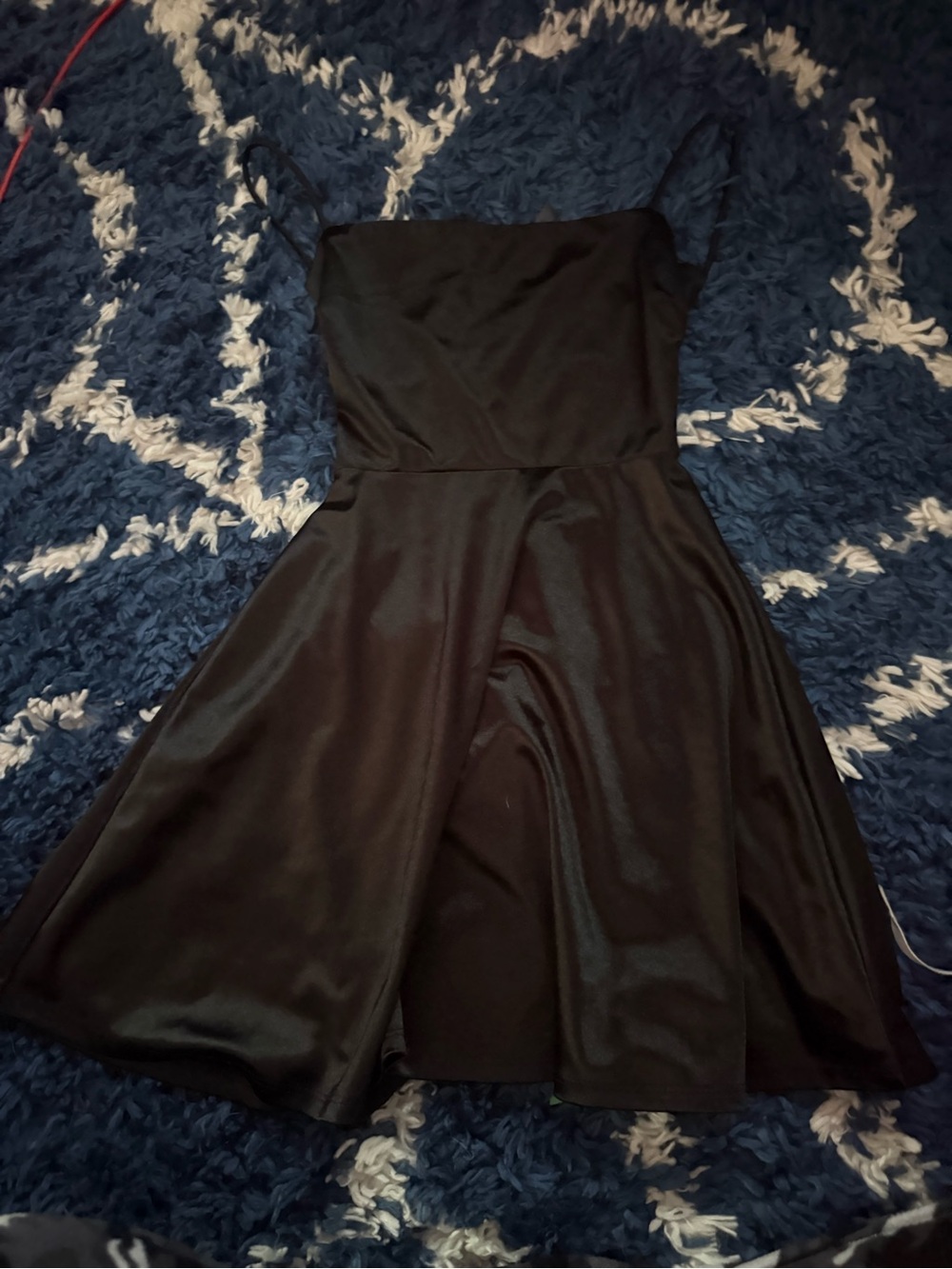 Charlotte Russe Black Strapless A-Line Dress